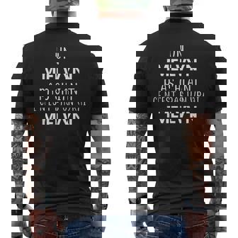 Homme Un Melvyn Pas Chiant Ce N'est Pas Unrai Melvyn T-shirt imprimé au dos - Cadeauxyz