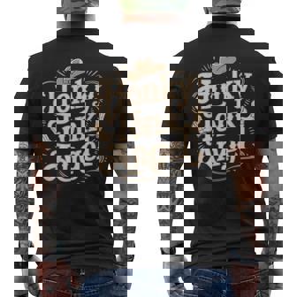 Honky Tonk Angel Western Farm Musician Honky Tonk Men's Back Print T-Shirt | Mazezy