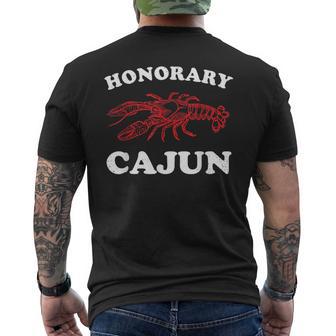 Honorary Cajun Cajun Wedding Cajun By Marriage Small Black Men's T-shirt Back Print - Thegiftio UK