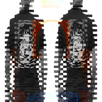 Horror Anime Manga Aesthetic Japanese Creepy Kawaii Goth Men's T-shirt Back Print - Monsterry