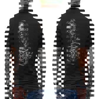 Horror Creepy Scary Goth Grunge Alt Alternative Aesthetic Men's T-shirt Back Print | Seseable FR