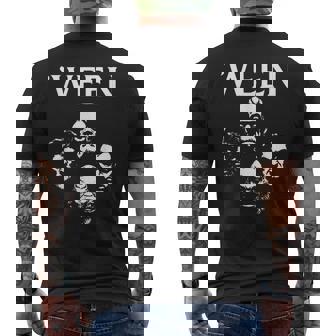 Horror Movie Halloween Classic Monster Costume Party Men's T-shirt Back Print | Seseable UK