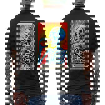 The Hot Dog Tarot Card Men's T-shirt Back Print | Seseable CA