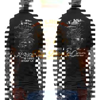 Hot Rod Rusty Car Me Gustan Los Bloques Grandes Rat Rodintage Camiseta Hombre Estampado Espalda - Regaloses