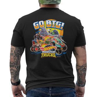 Hot Wheels — Monster Trucks Werden Groß T-Shirt mit Rückendruck - Geschenkecke