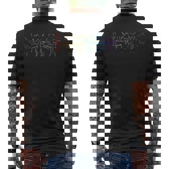 Hula Hoop LGBT Rainbow Hoop Dancer Hooping Hooper Hula Hoop Men's Back Print T-Shirt | Mazezy