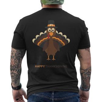 Humoristique Avec Inscription Happy Thanksgiving T-shirt imprimé au dos - Cadeauxyz