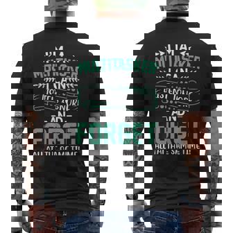 Humoristique Avec Inscription I'm A Multitasker T-shirt imprimé au dos - Cadeauxyz