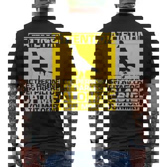 Humour Chasse Palombe Chasseur Peut Parler Nature T-shirt imprimé au dos - Cadeauxyz