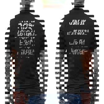 Humour Namour L'original Lerai L'unique Namour T-shirt imprimé au dos - Cadeauxyz