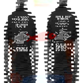 Humouraumon Poisson Je M'en Fous Jeuis Unaumon T-shirt imprimé au dos - Cadeauxyz