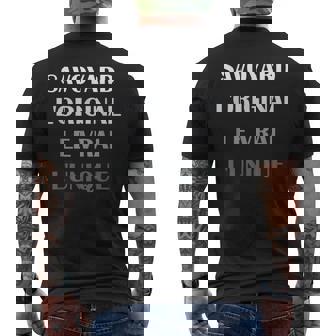 Humouravoie Homme L'original Lerai L'uniqueavoyard T-shirt imprimé au dos - Cadeauxyz