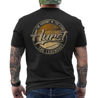 Hurst Tx Texas Vintage Distressed Men's T-shirt Back Print - Thegiftio UK