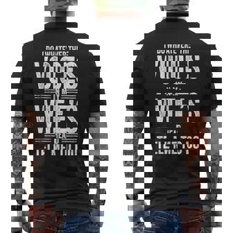 Husband I Do Whatever The Voices In My Wife's Head Tell Me Men's T-shirt Back Print | Seseable FR