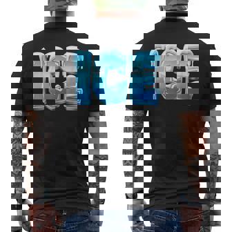 Ice And Fire Halloween Matching Couple Last Minute Costume Men's T-shirt Back Print - Thegiftio