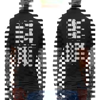 Ice Out メンズTシャツ バックプリント - Kawaiitshirt