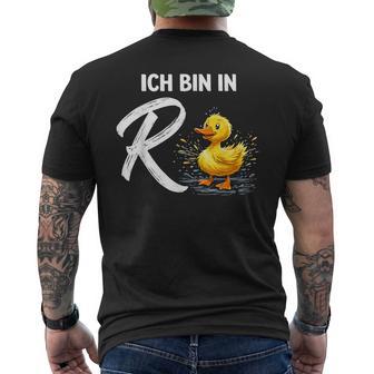 Ich Bin In R Ente Rente X Lustige Ente Rentner Rente T-Shirt mit Rückendruck - Geschenkecke