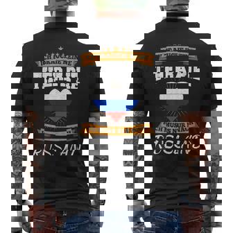 Ich Brauche Keine Therapie Ich Muss Nur Nach Russland T-Shirt mit Rückendruck - Seseable