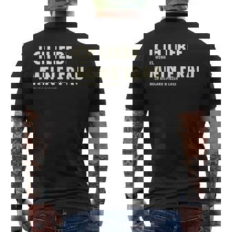 Ich Liebe Es Wenn Meine Frau Mich Billardpielen Lässt T-Shirt mit Rückendruck - Geschenkecke