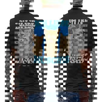 Ich Liebe Muschis Katzen Meme Ich Liebe Muschis Lustiges T-Shirt mit Rückendruck - Geschenkecke