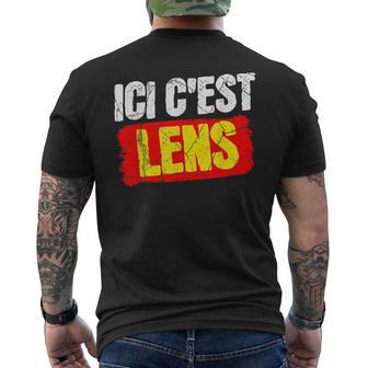 Ici C'est Lensupporter Lensois T-shirt imprimé au dos - Cadeauxyz