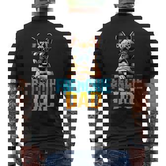 Idee Regalo Per Uomo Di Abbigliamento Bulldog Francese Dad Frenchie T-shirt da uomo con stampa posteriore - Novitaregali