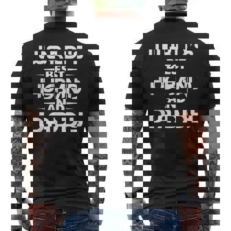 Il Miglior Marito E Papà Del Mondo E Un Bellissimo Gr T-shirt da uomo con stampa posteriore - Novitaregali