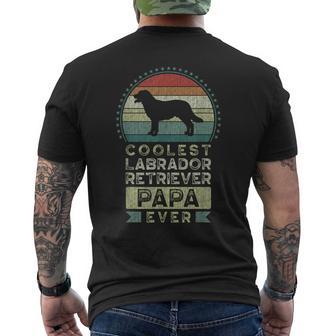 Il Papà Di Labrador Retriever Più Figo Diempre T-shirt da uomo con stampa posteriore - Novitaregali