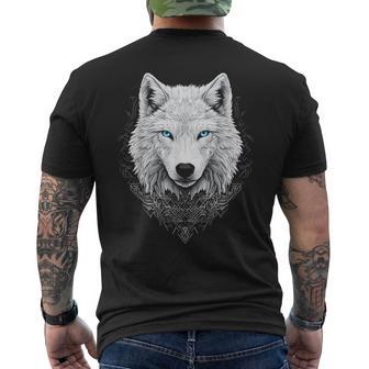 Illustration Graphique De Loup Artique T-shirt imprimé au dos - Cadeauxyz