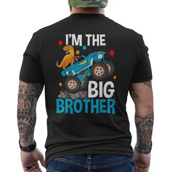 I'm The Big Brother Monster Truck Men's T-shirt Back Print - Thegiftio UK