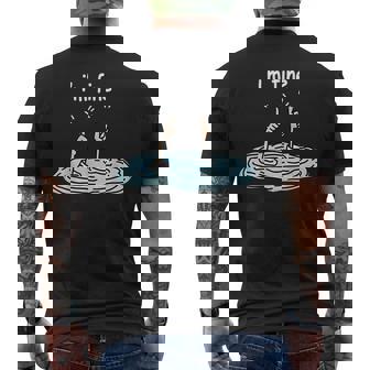 I'm Fine Thumbs Up Two Like Hand Sarcasm Humor Graphic Men's T-shirt Back Print - Thegiftio