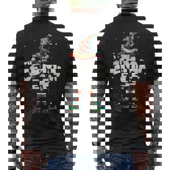 I'm The German Elf Family Matching Group Christmas Men's Back Print T-Shirt | Mazezy