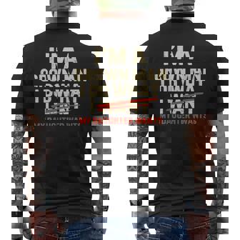 I'm A Grown Man I Do What My Daughter Wants Back Only Men's T-shirt Back Print - Monsterry