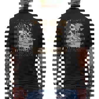 I'm Just Here For The Mashed Potatoes Autumn Thanksgiving Men's T-shirt Back Print - Thegiftio