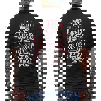 I'm Not Yelling This Is How I Talk Loud Personality Men's T-shirt Back Print - Monsterry