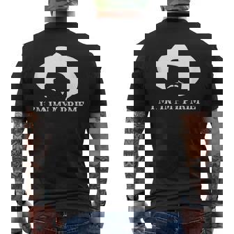 I'm In My Prime -Western Doc Holliday Cowboy Outlaw Mustache Men's T-shirt Back Print | Mazezy