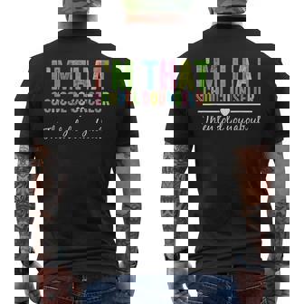 I’M That School Counselor They Told You About Back To School Men's T-shirt Back Print | Mazezy