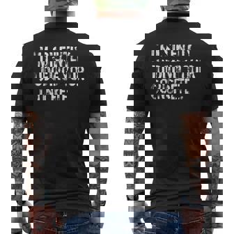 I'm Silently Judging Your Concrete Concrete Worker Men's T-shirt Back Print - Monsterry