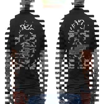 Imbolc Croix Celtiquet Brigids Irlandais Gaélique Chrétien T-shirt imprimé au dos - Cadeauxyz