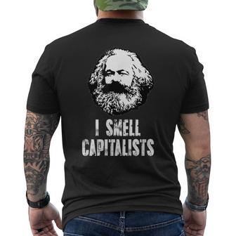 Imell Capitalists Karl Marx Kommunismus Marx T-Shirt mit Rückendruck - Geschenkecke