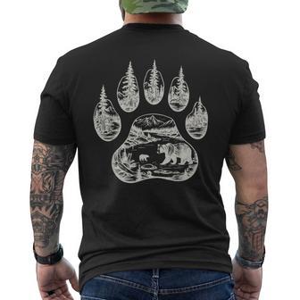 Indian Pride Native American Tribe Alaska Grizzly Bear Claw Men's T-shirt Back Print | Seseable UK