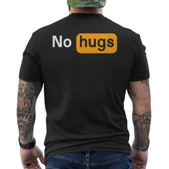 Inscription Humoristique No Hugs T-shirt imprimé au dos - Cadeauxyz