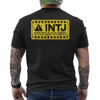Intj Personnalité Architecte T-shirt imprimé au dos - Cadeauxyz