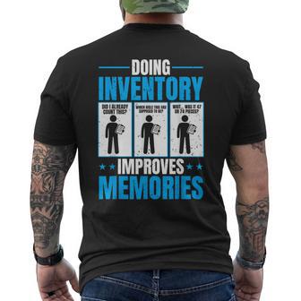 Inventory Control Specialist Inventory Prep Men's T-shirt Back Print - Thegiftio UK