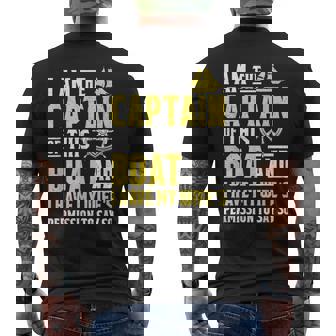 Ioono Il Capitano Di Questa Barca Aela Barca Aela In Barca Aela T-shirt da uomo con stampa posteriore - Novitaregali