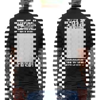 It's My 55Th Birthday 55 Years Old 55 Yrs Bday Sign My Men's T-shirt Back Print | Seseable FR