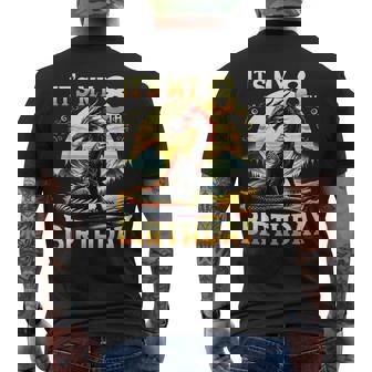 It's My 8Th Birthday Dragon 8 Birthday 8 Year Old Boy Men's T-shirt Back Print | Mazezy