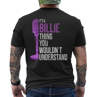 It's A Billie Thing You Wouldn't Understand Billie Men's T-shirt Back Print - Thegiftio UK