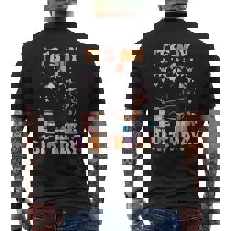 Its My Birthday Dachshund Dog Birthday Party Dog Lover Men's T-shirt Back Print - Thegiftio