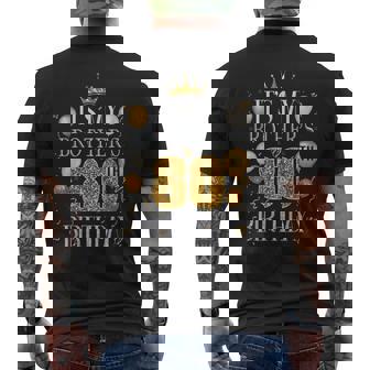 It's My Brother's 80Th Birthday Happy Birthday 80 Years Old Men's T-shirt Back Print | Seseable UK